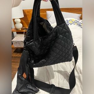 MZ Wallace, black medium Sutton crossbody.